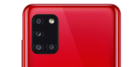Galaxy A31 Red Back