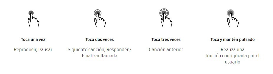 Galaxy Buds control