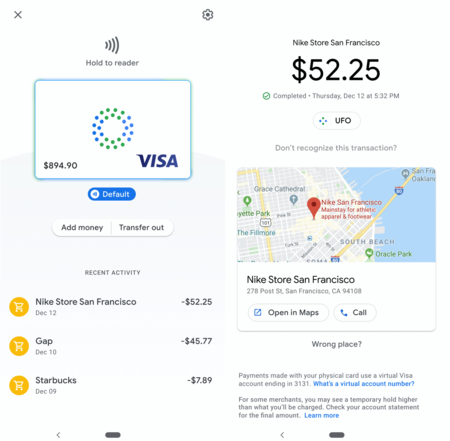 Google Pay-Debit Card