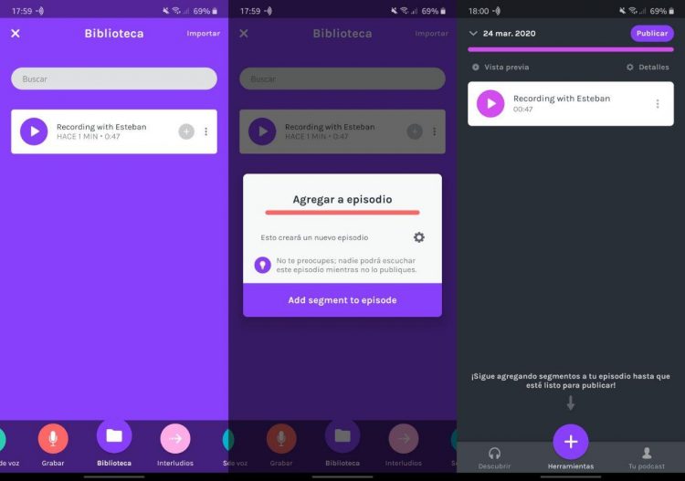 The best app to record a podcast: more easy impossible 4
