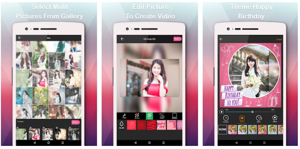 happy birthday video maker