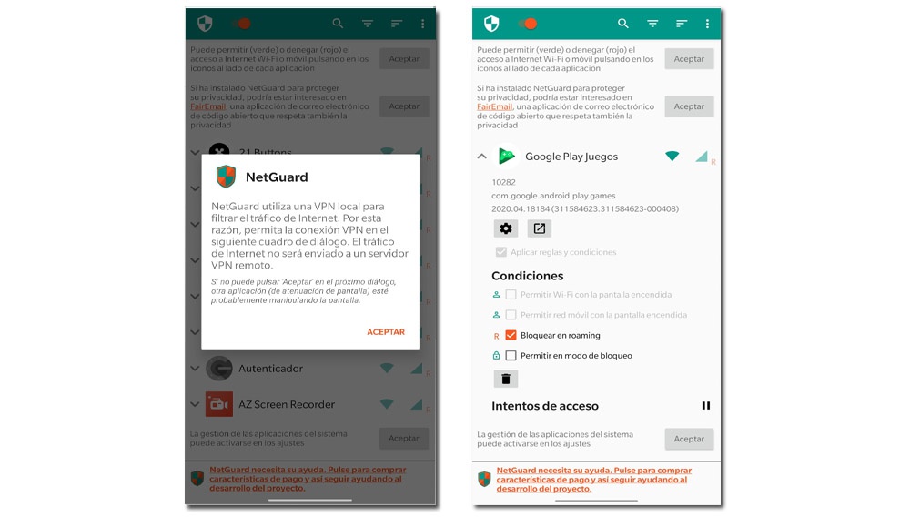 How to block access to an Android application MeTimeTech