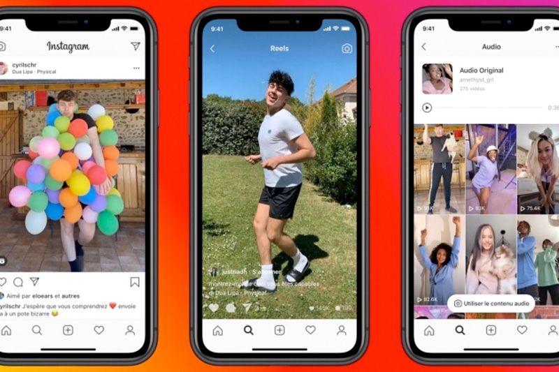 Instagram copy to Tik Tok with the new function Reels 2