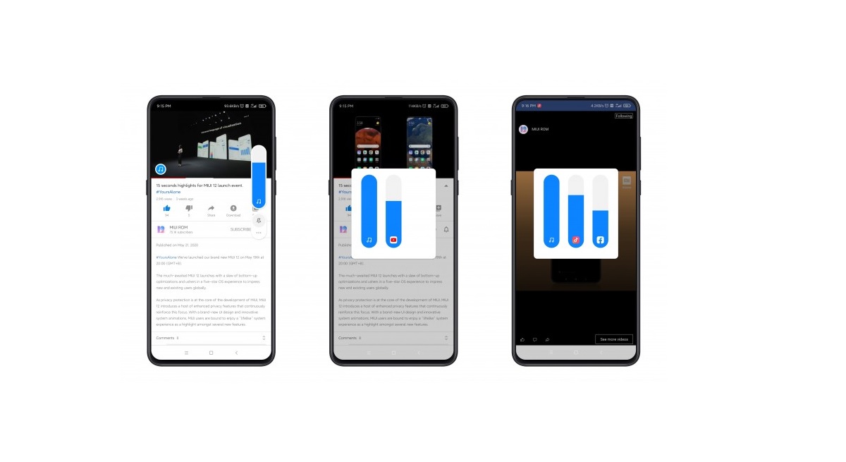 MIUI 12 will give you a very exhaustive control of the volume of the mobile 2