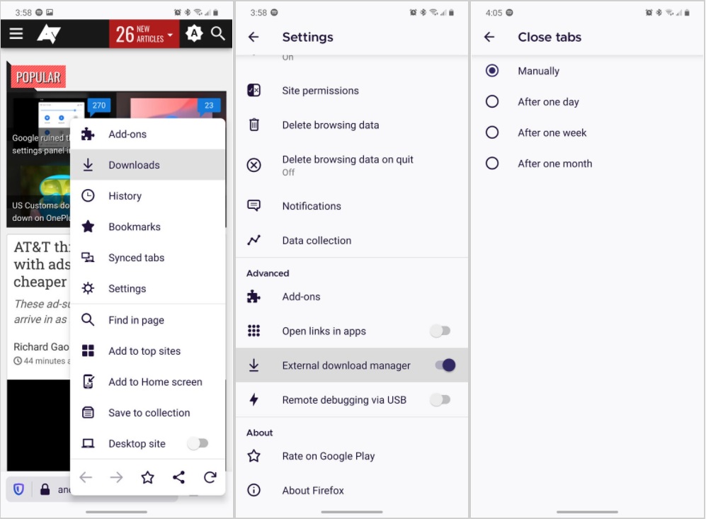 Firefox 81 for Android news