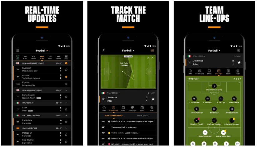 livescore sport soccer apps