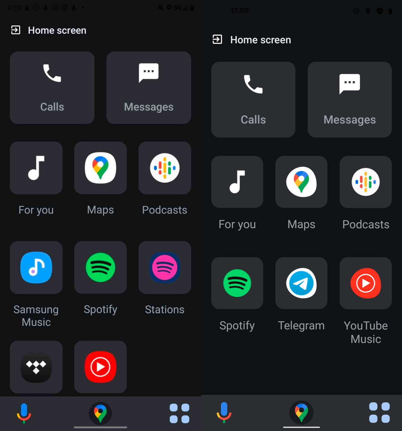 Google Maps is updated with a new interface for the car