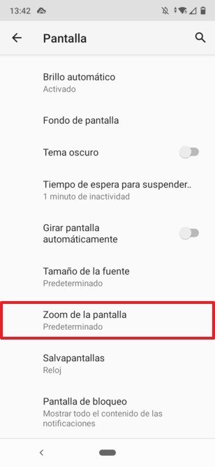 Button to change screen resolution