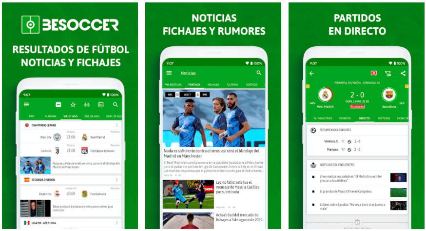 soccer results soccer apps