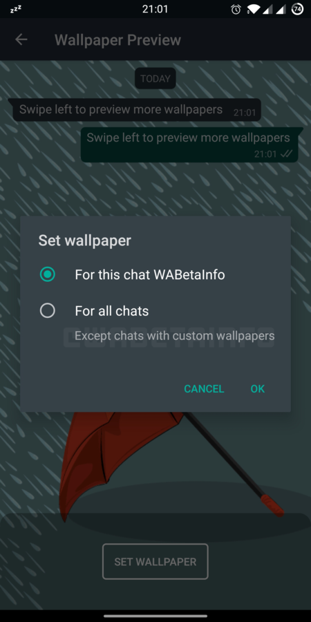 Set Wallpaper Android