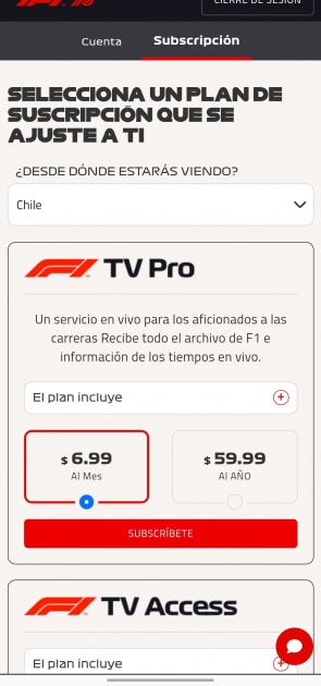 f1 tv pro price