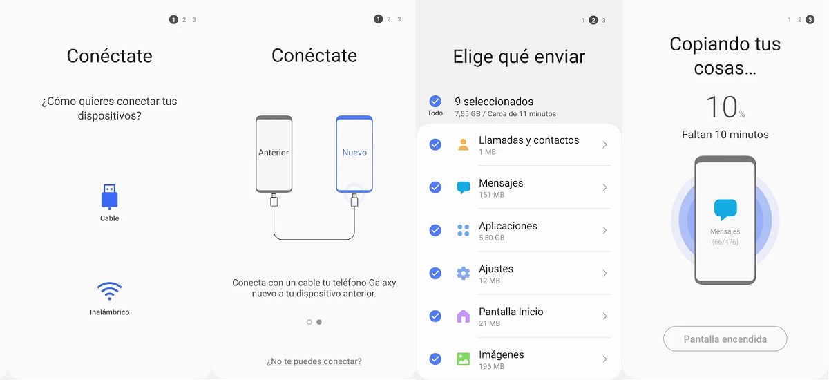 Samsung Smart Switch operation