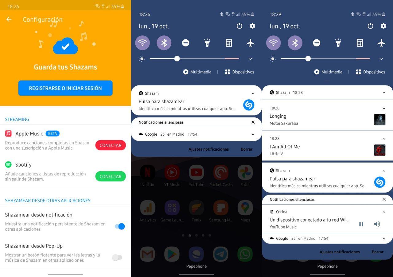 How to have Shazam in your notifications to recognize music faster 2