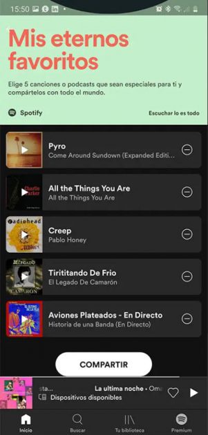 spotify eternal favorites social networks