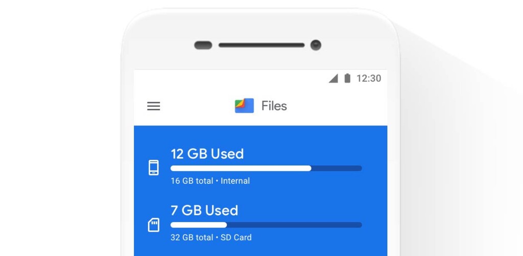 The Google Files player launches gestures for brightness and volume