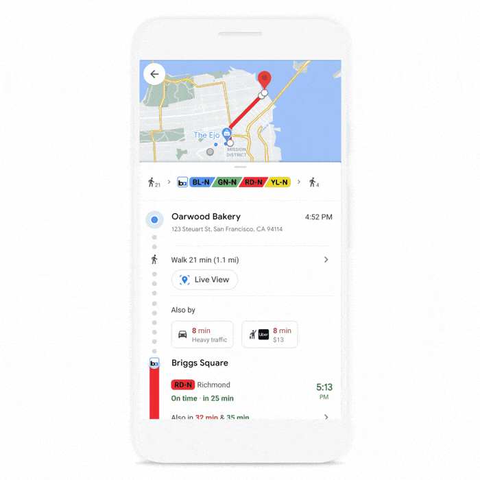The augmented reality of Google Maps adds functions in Madrid and Barcelona 1