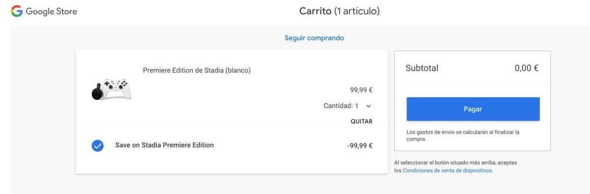 Chromecast Ultra and free Stadia controller if you are a YouTube Premium user in Spain 3