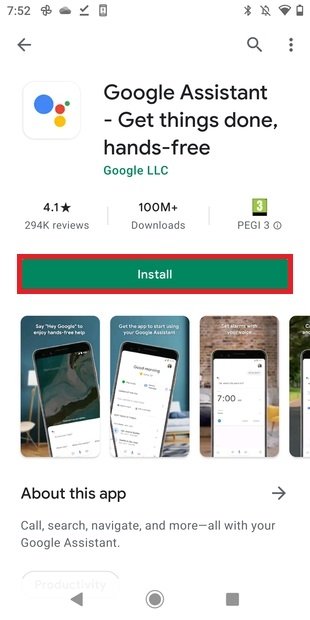 how to install google assistant on my android