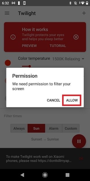 Grant necessary permissions