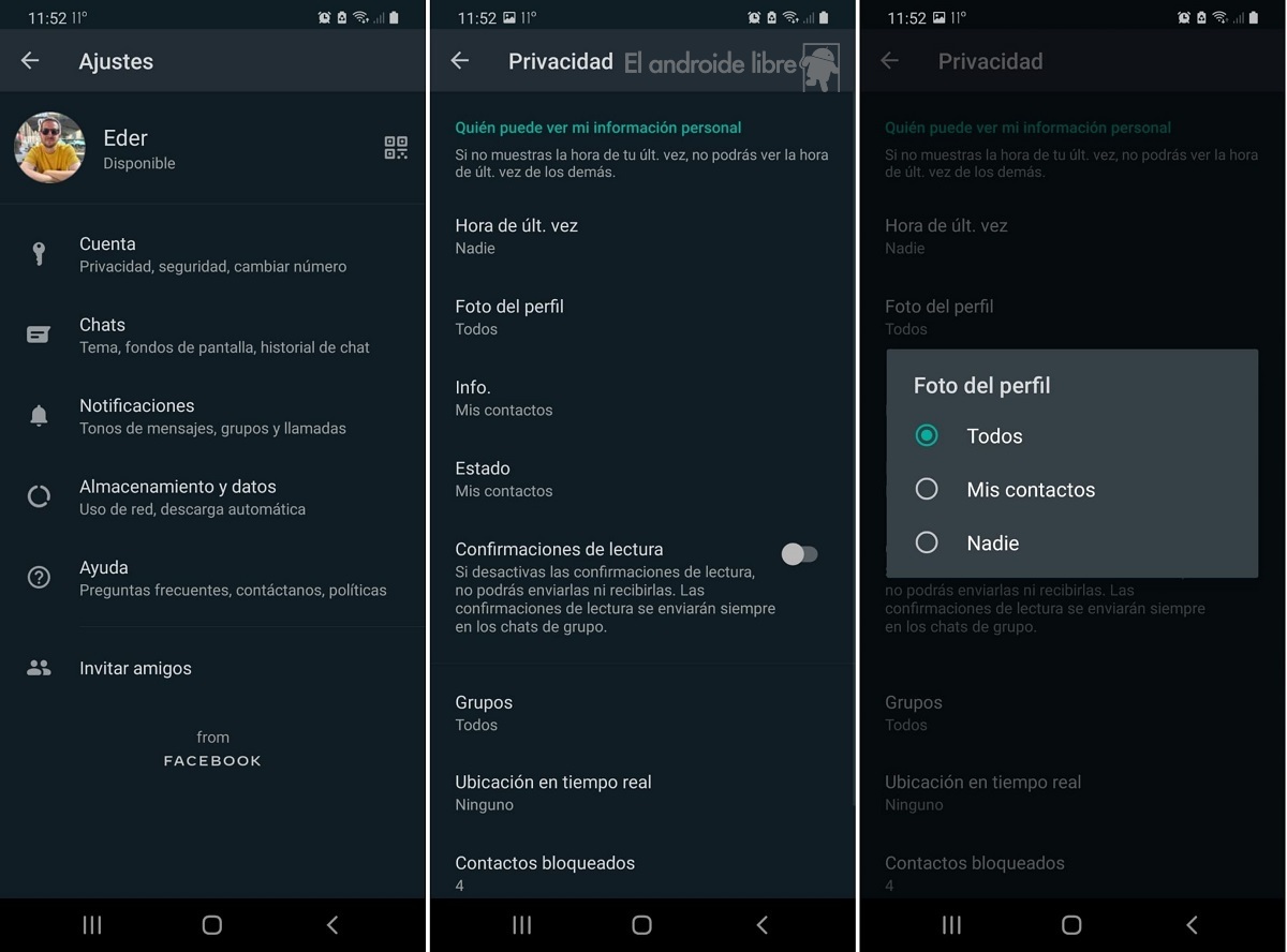 WhatsApp profile picture