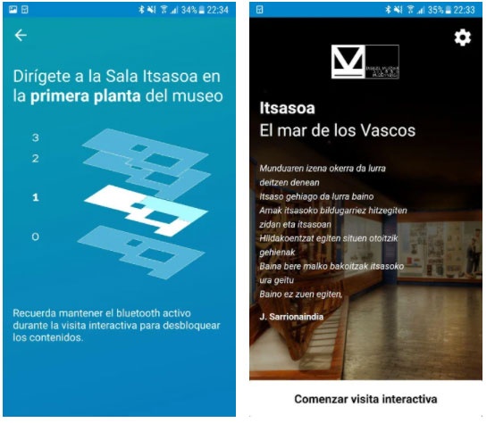 Basque museum app