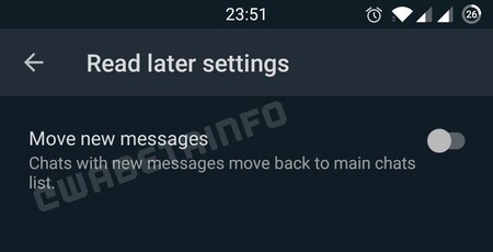 Read Later Whatsapp