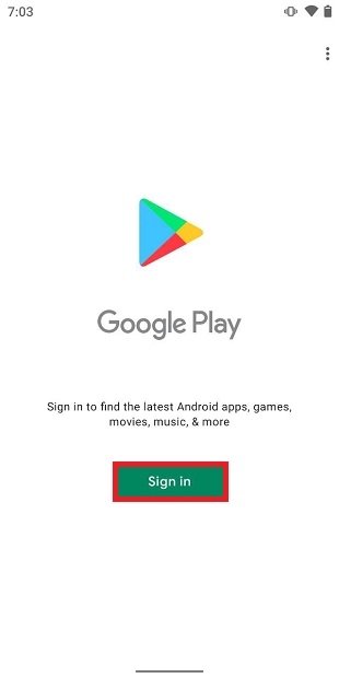 Google Play without Google account
