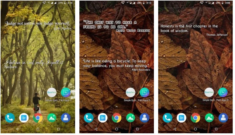 simple quote widget