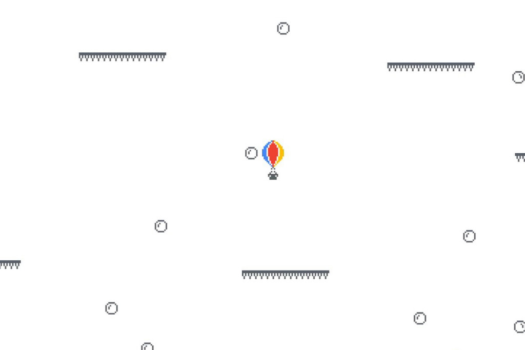 How to play the hidden minigame of Google Play 'Hot air balloon'