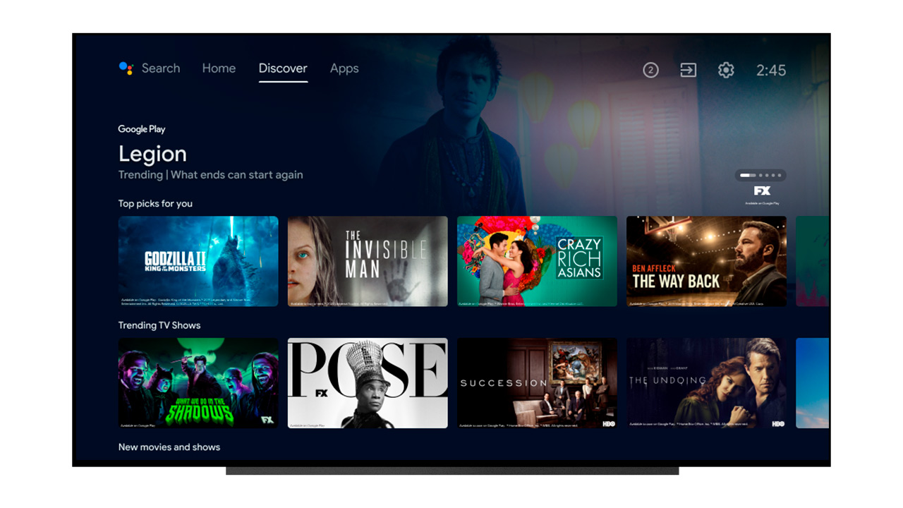 Android TV changes its interface to look like Chromecast with Google TV