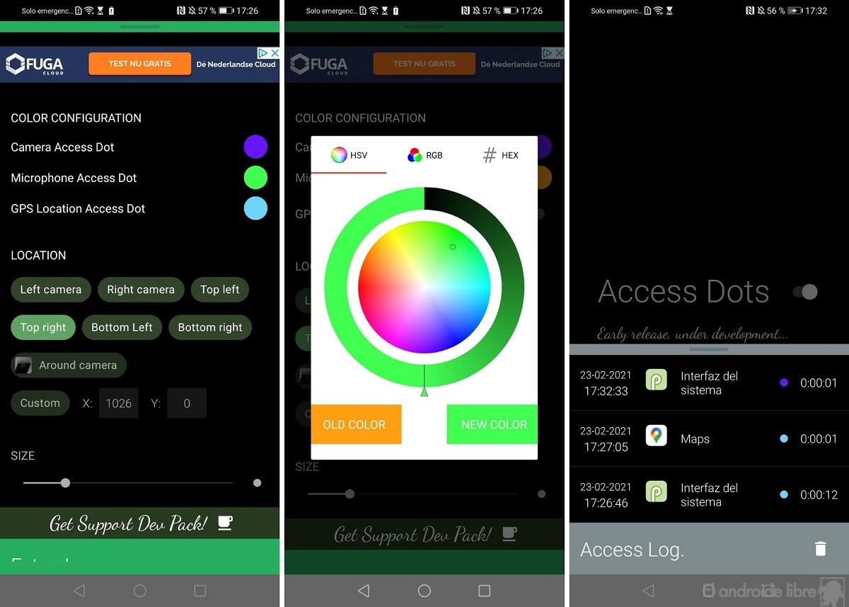 Access Dots registration and personalization