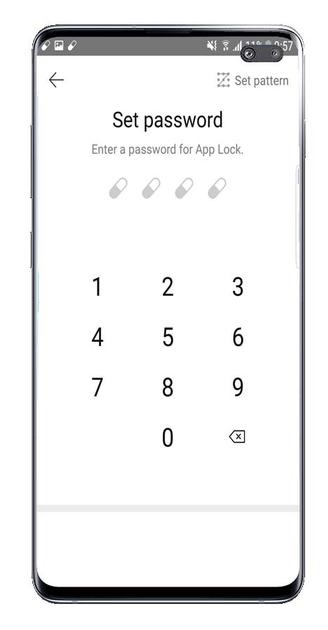 Set password in Dr.Capsule Antivirus
