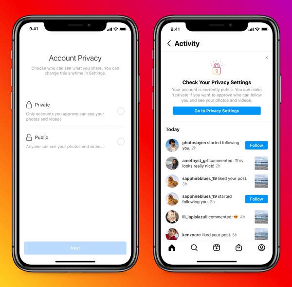 Instagram young private accounts