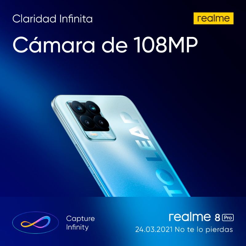 The Realme 8 Pro will arrive in Spain on March 24
