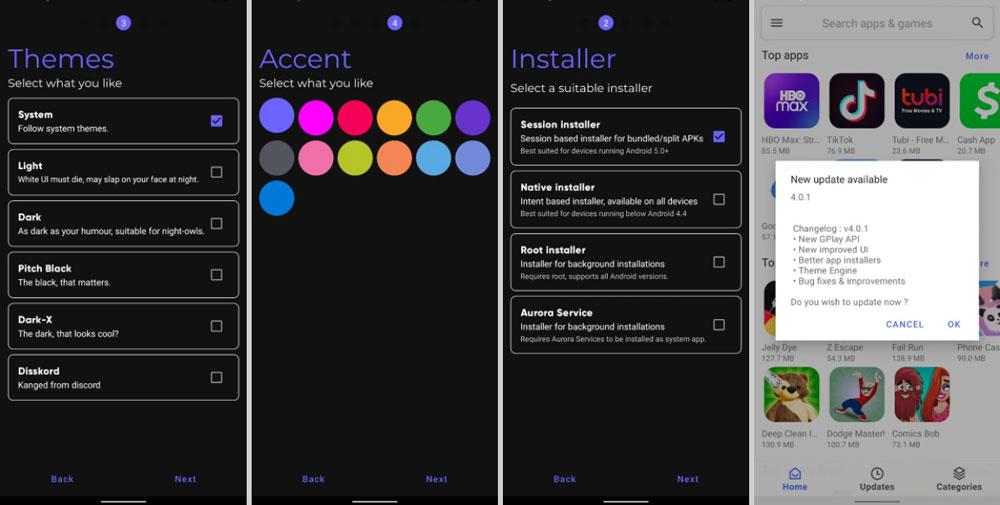 aurora store 4 update