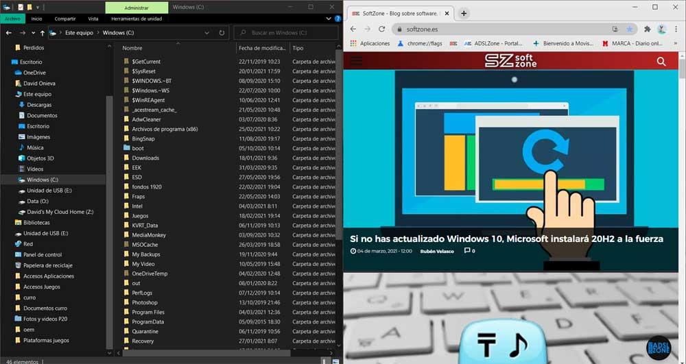 split windows desktop