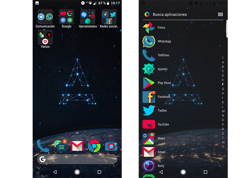Apolo Launcher: alternative to Nova Launcher