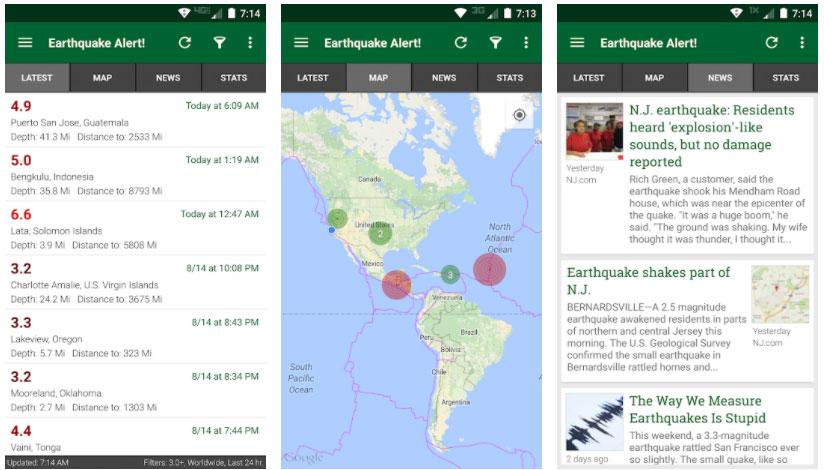 earthquake alert