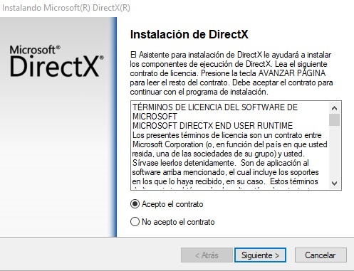 DirectX installer