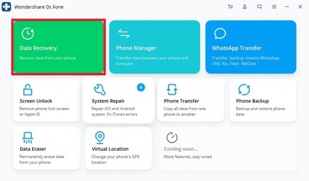 Start data recovery