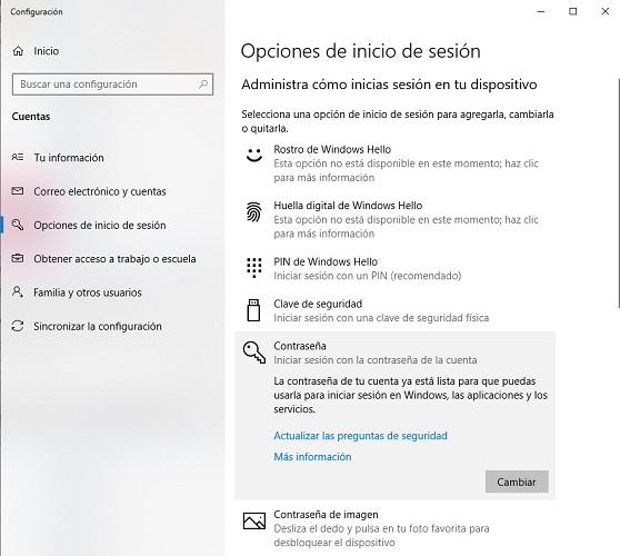 change password Windows