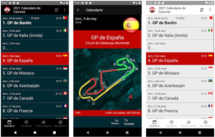racing calendar