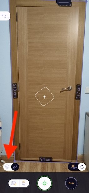 Open AR Ruler Settings