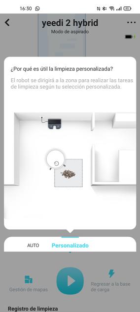 WiFi vacuum cleaner task assistant