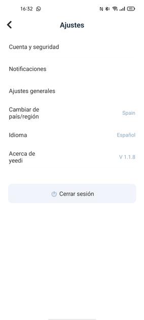 Robot vacuum cleaner settings