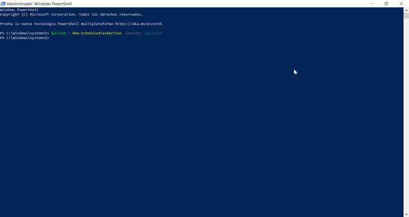 PowerShell app path