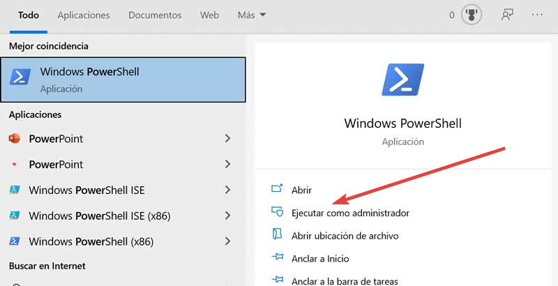Run PowerShell as administrator