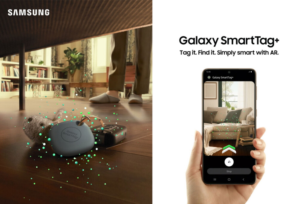 Samsung Galaxy SmartTag + use augmented reality to show you where you lost your keys