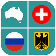 Geographic Quiz: flags, maps and shields