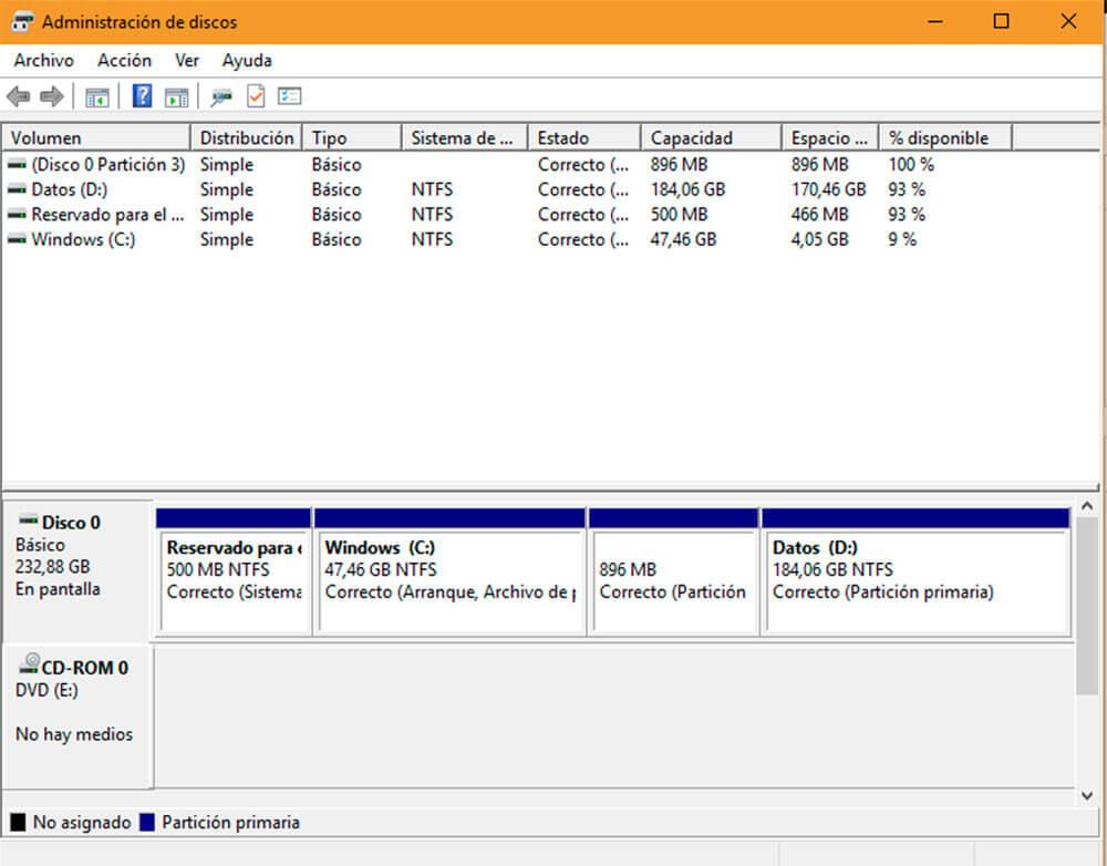 delete disk partition